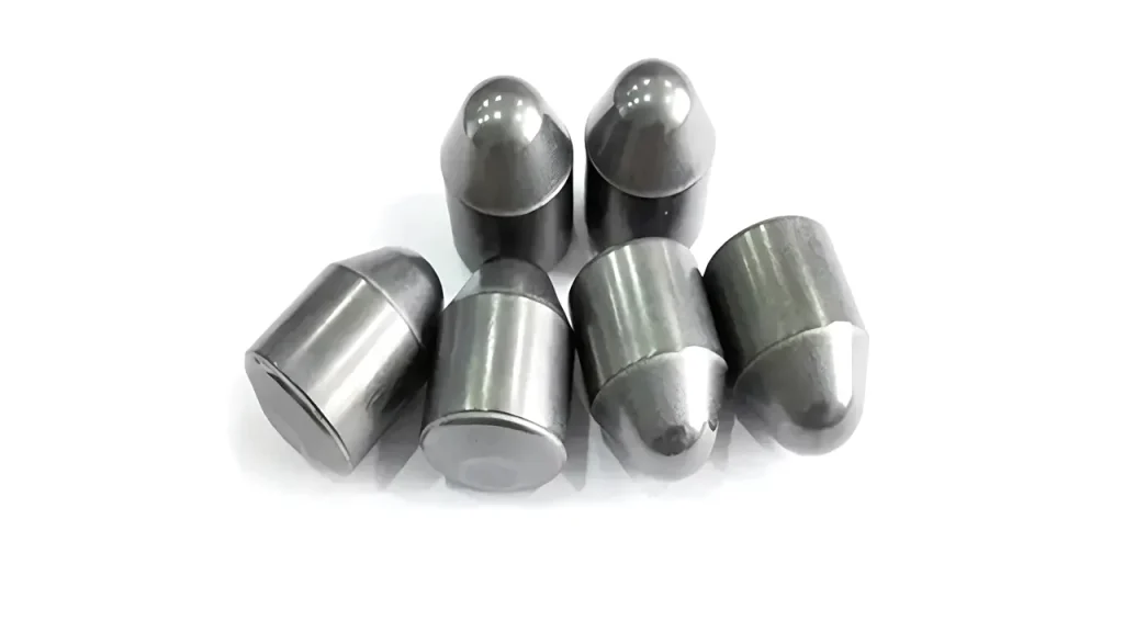 inserting carbide buttons