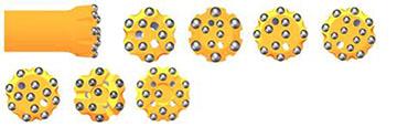 R38/T38 Thread Button Bits