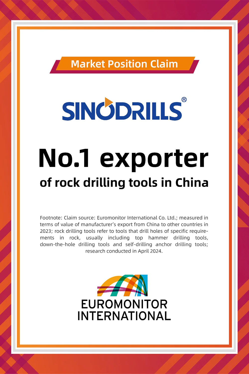 SINODRILLS-Market-Position-Claim-by-Euromonitor