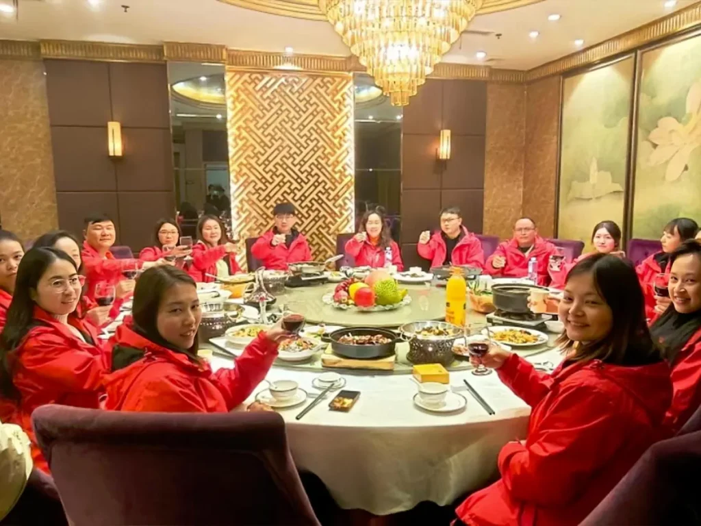 Staff dinner party