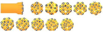 T45 Thread Button Bits