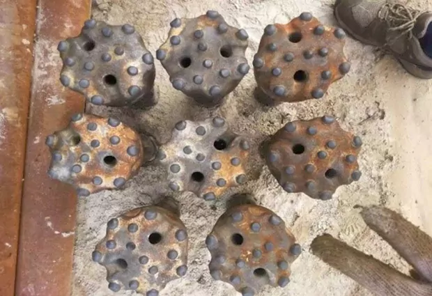 Used drill bits