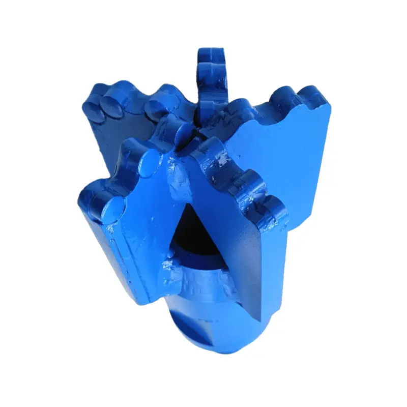 five wing carbide step drag bit for well drilling