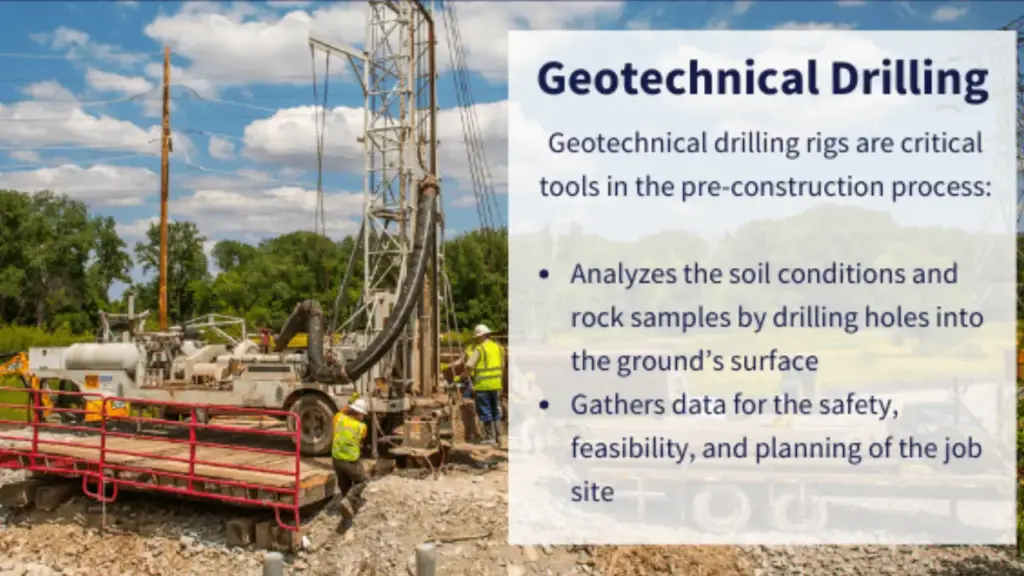 geotechnical drilling project