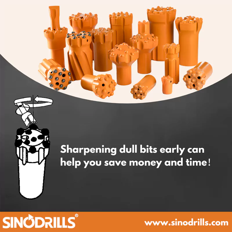 re sharpen button bits
