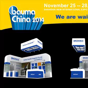 SINODRILLS attend BAUMA CHINA 2014
