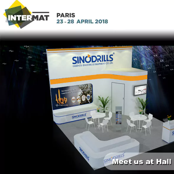 SINODRILLS will attend INTERMAT 2018