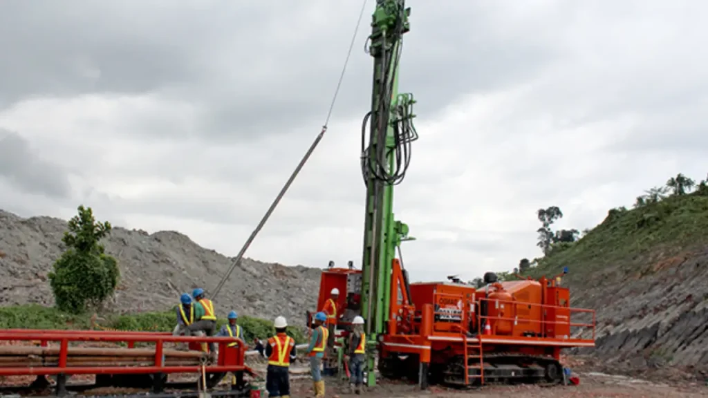 drilling with air flush