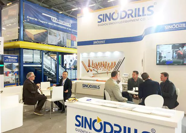sinodrills at the INTERMAT 2018 in Paris