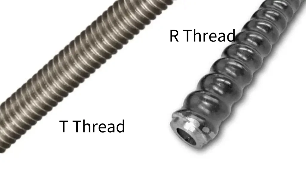 t thread vs r thread self drilling anchor