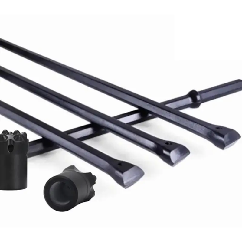 tapered drill steel rod