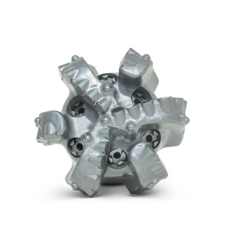 6 blade pdc drill bits with round cutters
