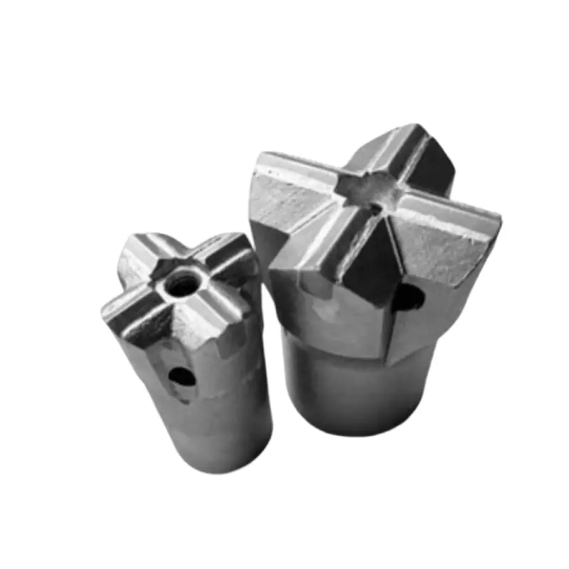 cross type horseshoe chisel bit