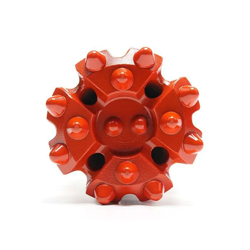 drop center threaded button drill bits