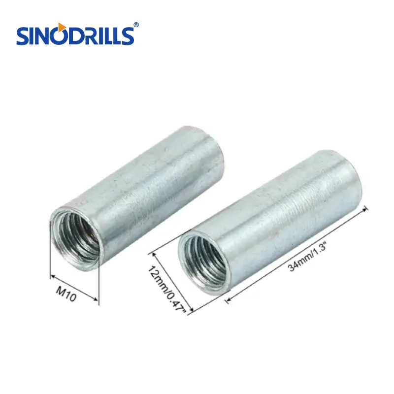 female thread rod round coupling connector