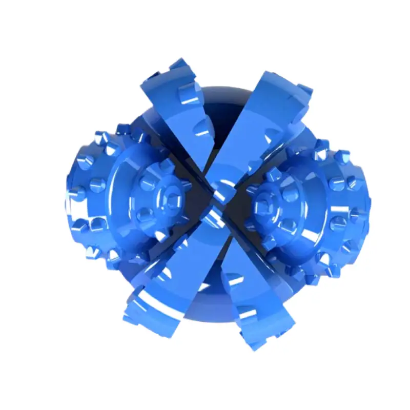 four blade pdc hybrid drill bit