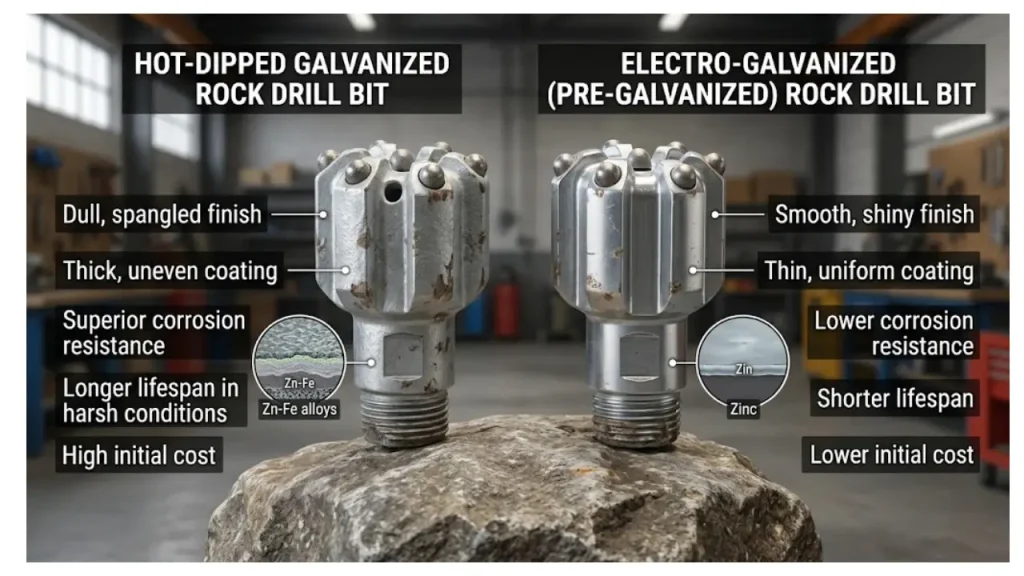 hot dipped galvanized vs galvanized