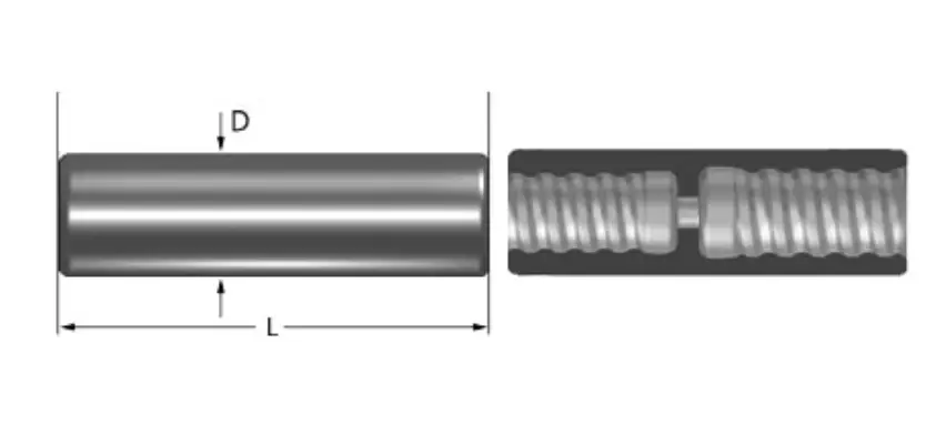 how to install threaded rod coupling sleeve