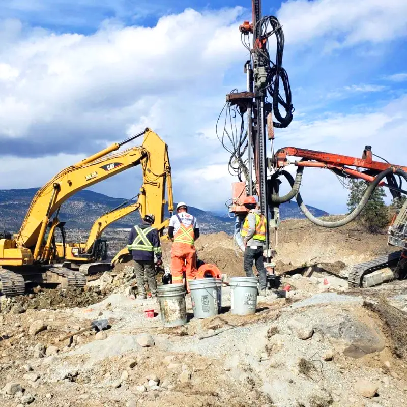 rock drilling and blasting