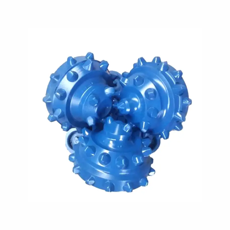 rotary drill bits with unground tungsten carbide mining buttons