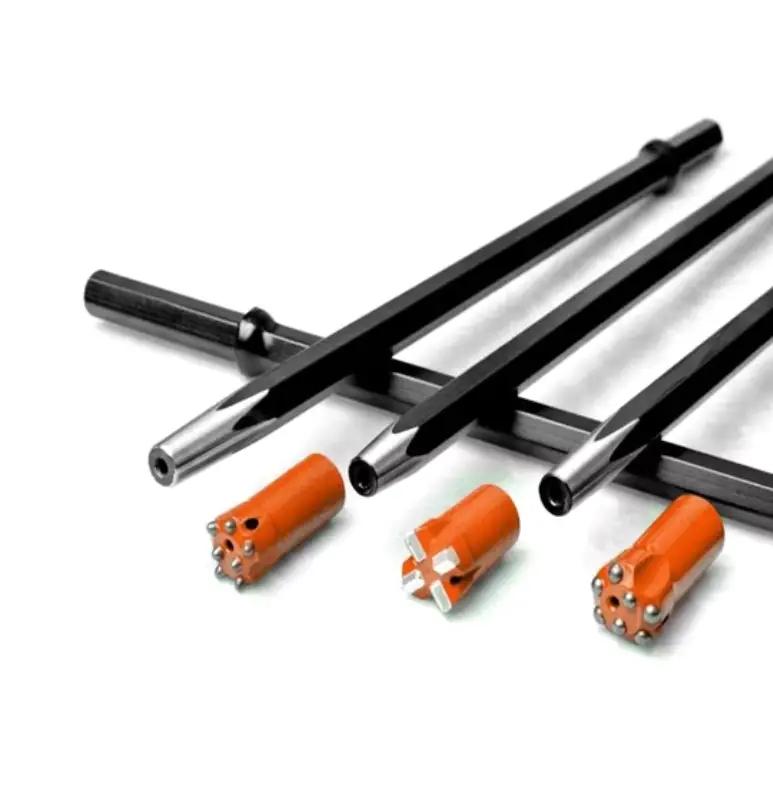 taper drill rods for mining