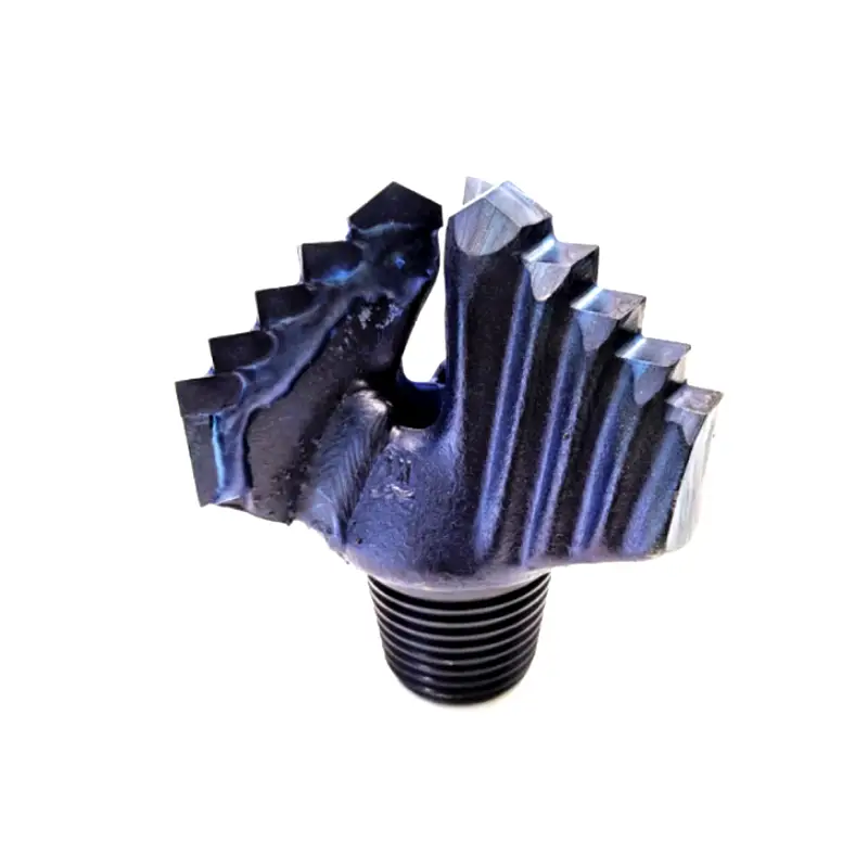 three wing step drag drill bits
