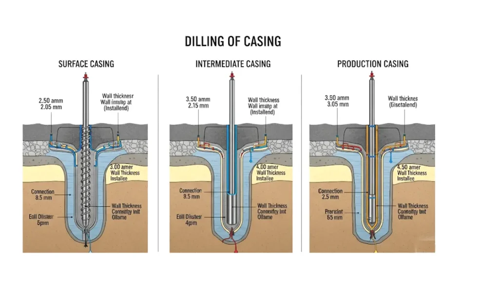 types of casing while drilling