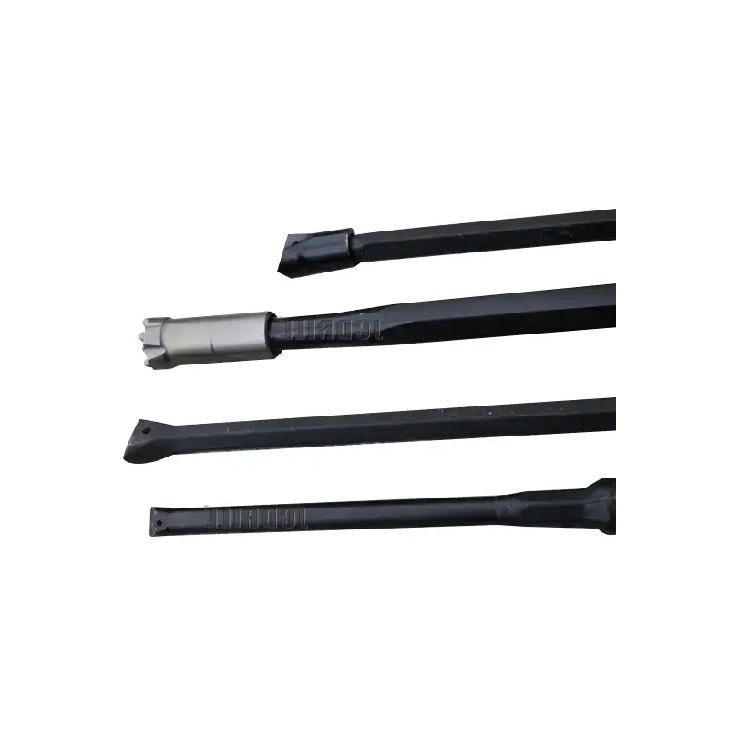 chisel bit integral drill rods