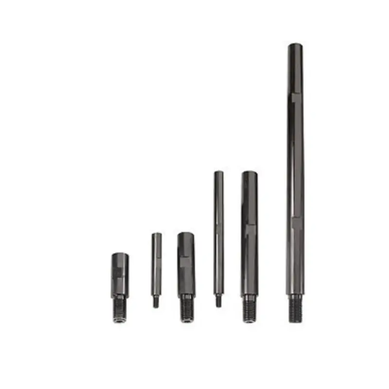 core drill extension rod and chunk