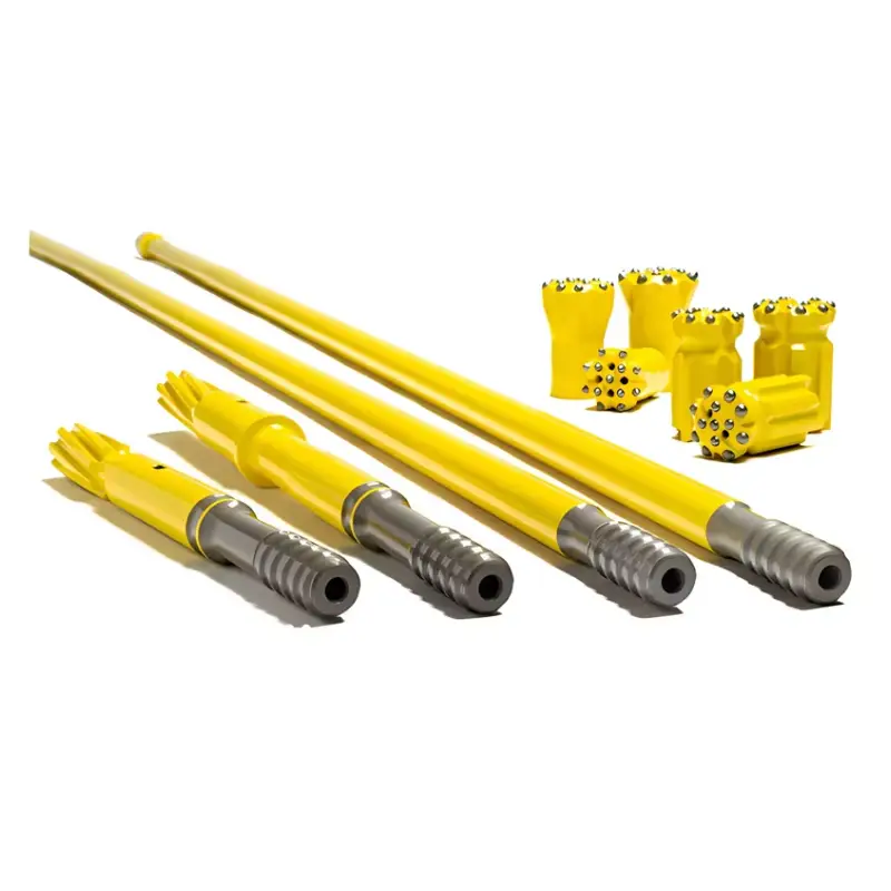 custom rock drill rods and bits for drilling