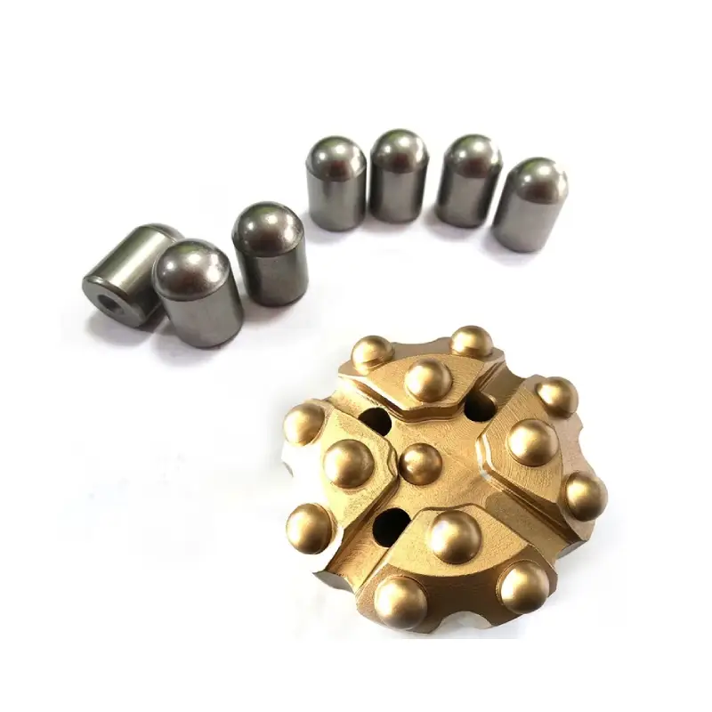 drill bits with ballistic buttons