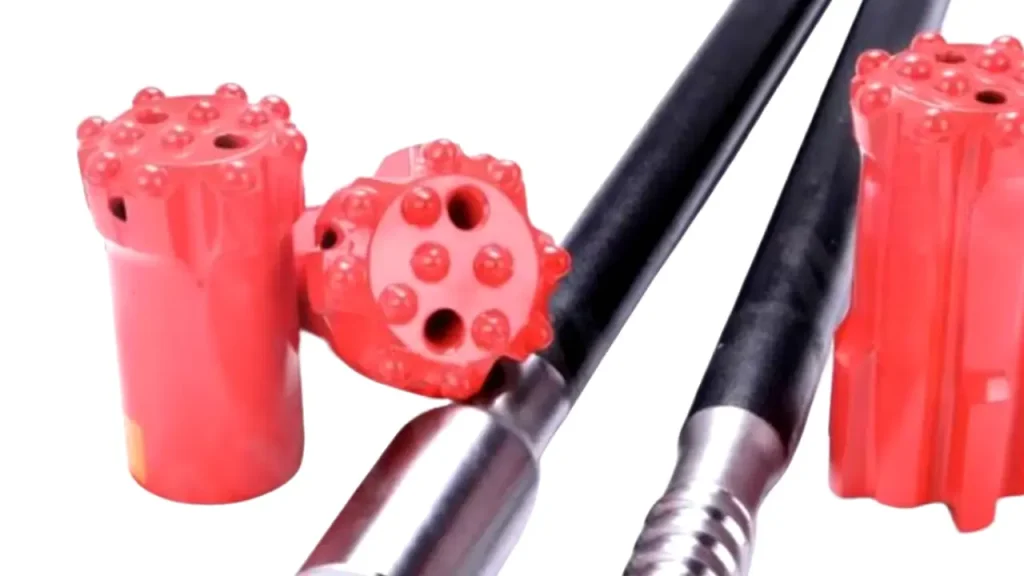 drill rod installation