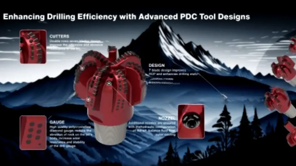 enhance drilling efficiency with the pdc arc drill bit 5 wings