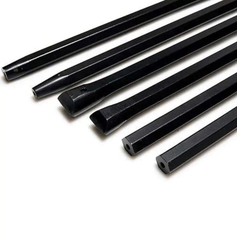 hexagonal integral drill rod