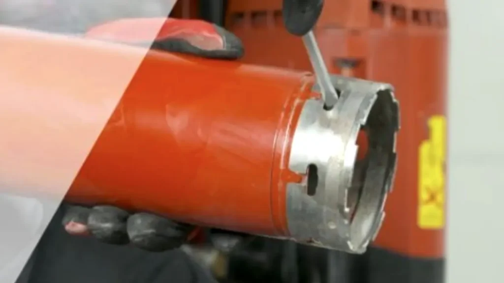 how to change core drill bits