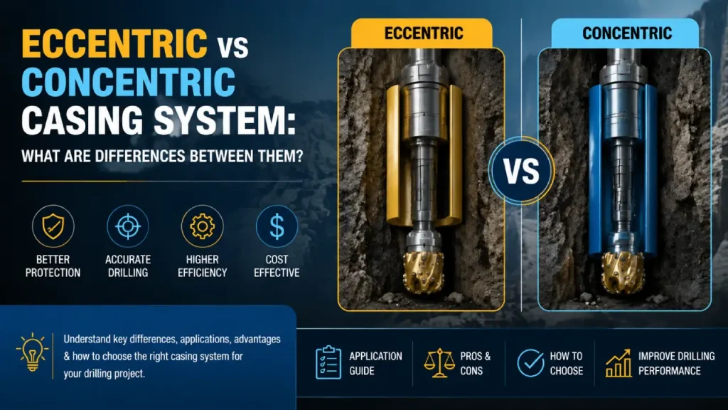 how to choose eccentric and concentric casing systems