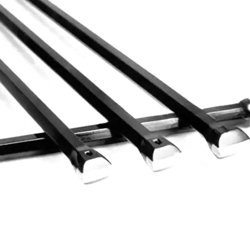 pneumatic hexagonal chisel bit integral drill rod