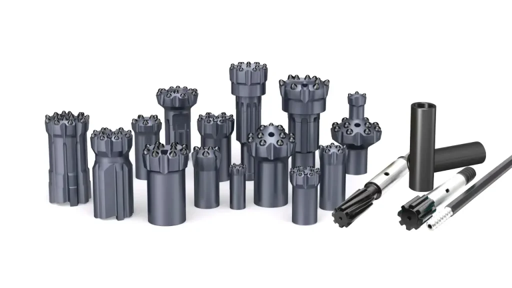 rock drill bit hole types