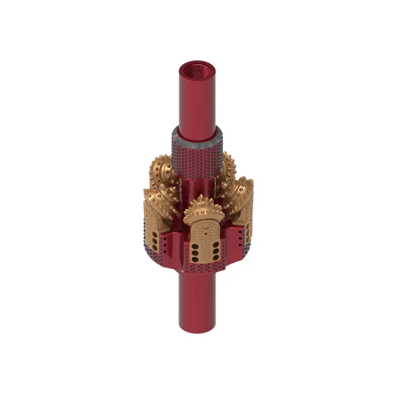 roller cone embedded hole opener