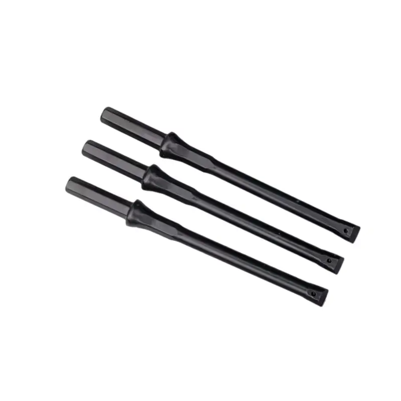 round integral drill steel