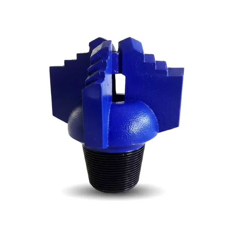 3 wing face carbide drag drill bit