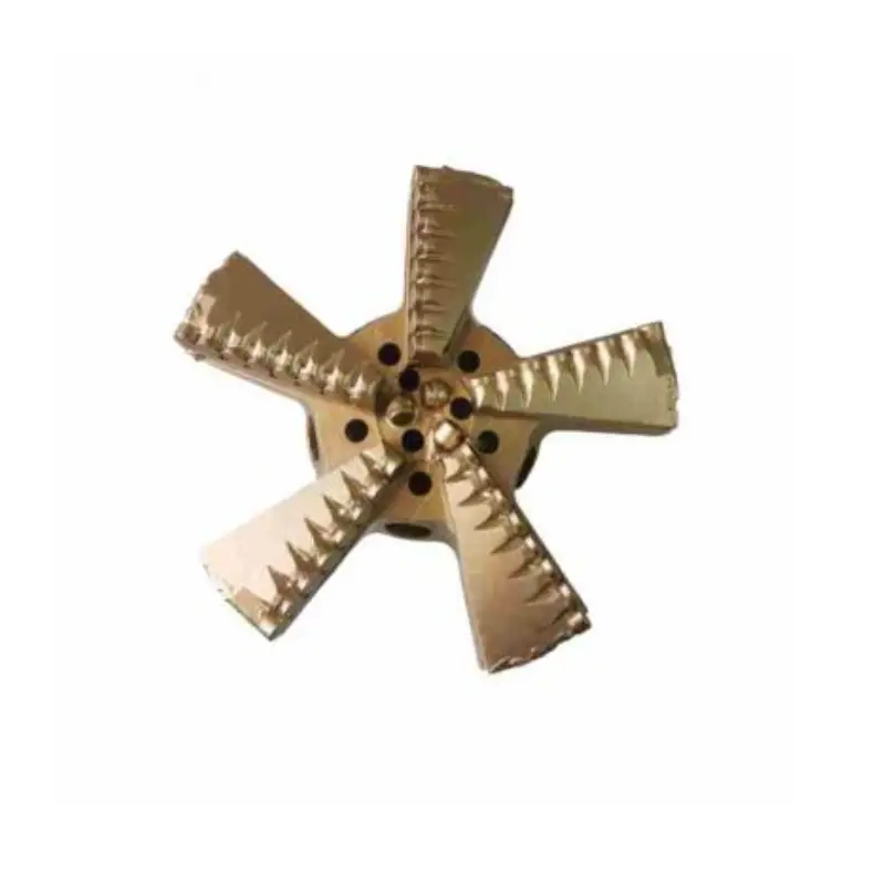 5 wing long blade drill bit
