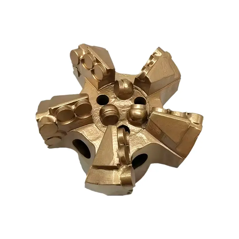 5 wing pdc concave drill bit