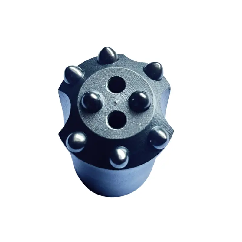 7 degree tapered button drill bit for mining