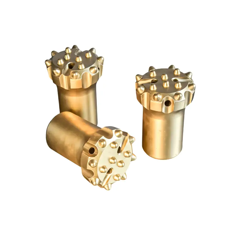 ballistic carbides rock drill thread button bit for quarry mining