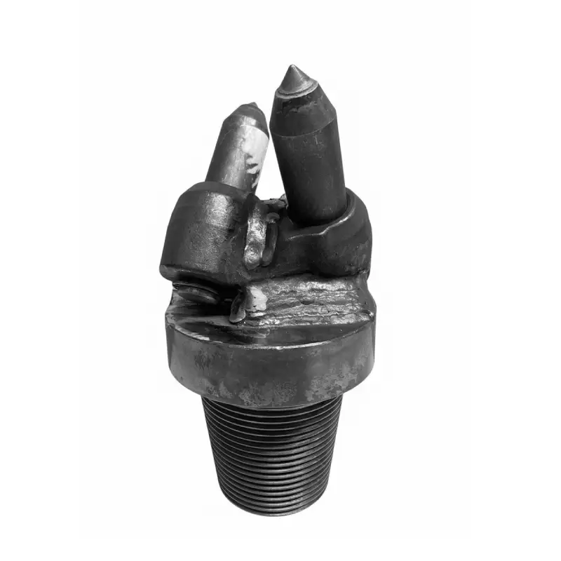 bullet tooth head pilot rotary drill bit