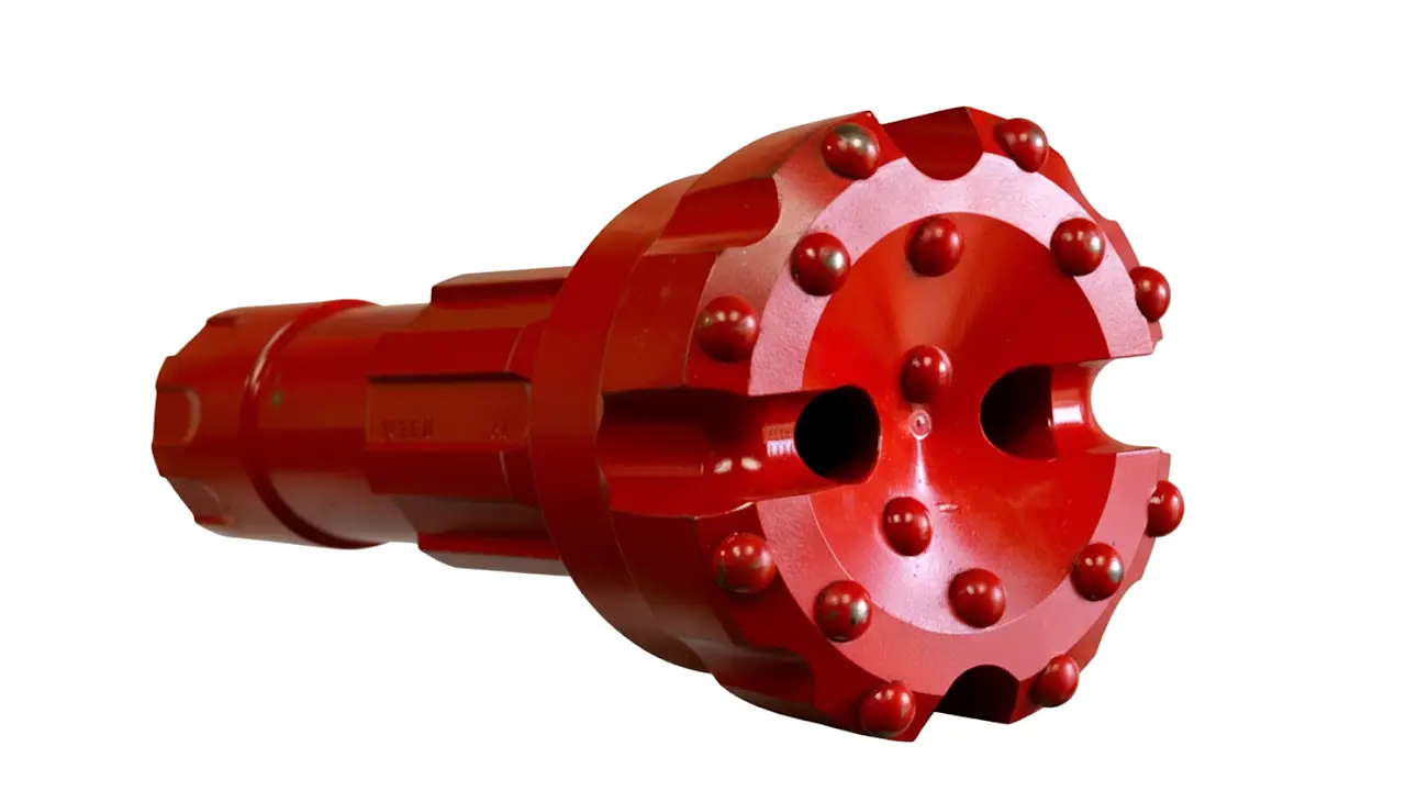 concave drill bot red