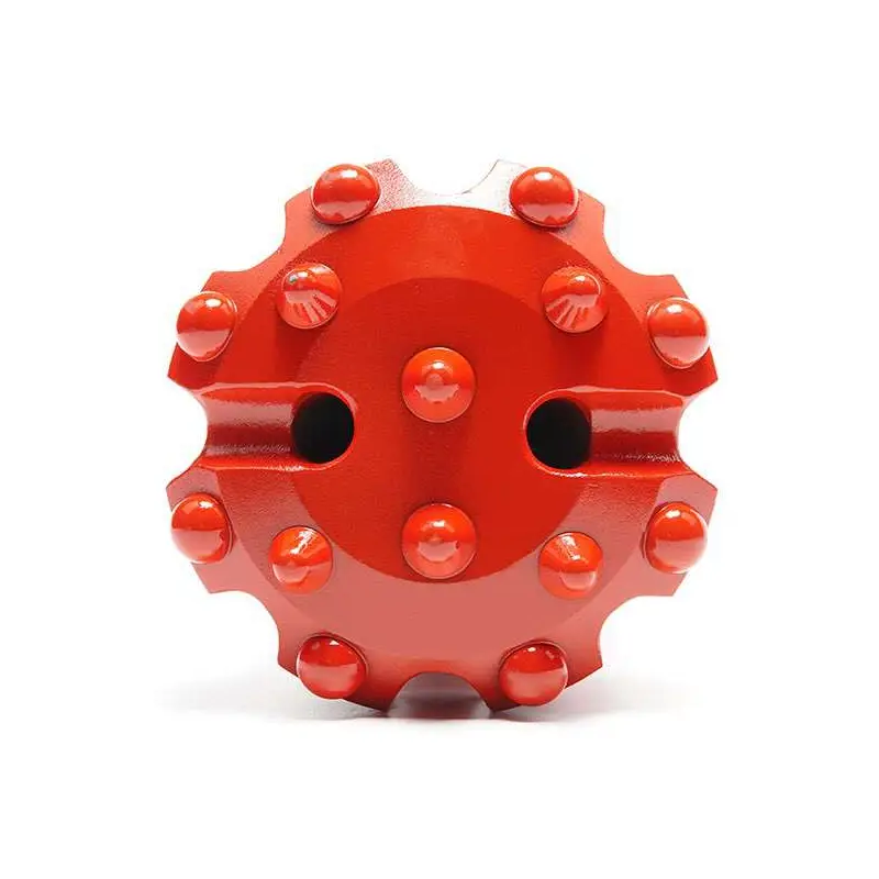 convex drill bit face