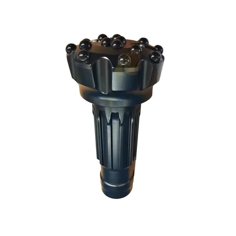 convex drill bits with round buttons