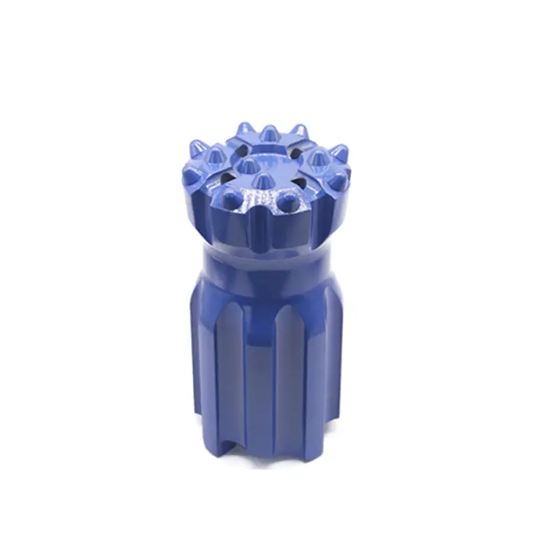 drifting and tunneling thread parabolic button drill bit